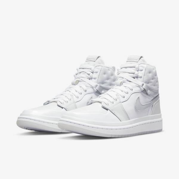 Women's Nike Air Jordan 1 Acclimate Sneakers White / Grey | NK609TSH