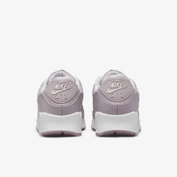 Women's Nike Air Max 90 Sneakers Purple / White | NK289WEQ