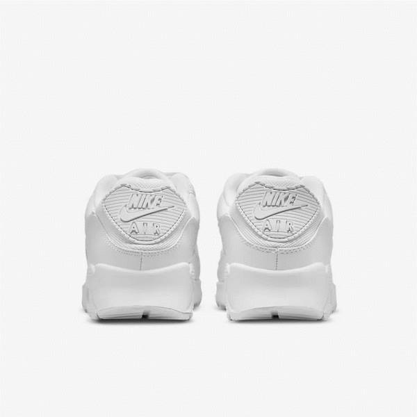 Women's Nike Air Max 90 Sneakers White | NK564ULB