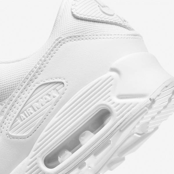 Women's Nike Air Max 90 Sneakers White | NK564ULB