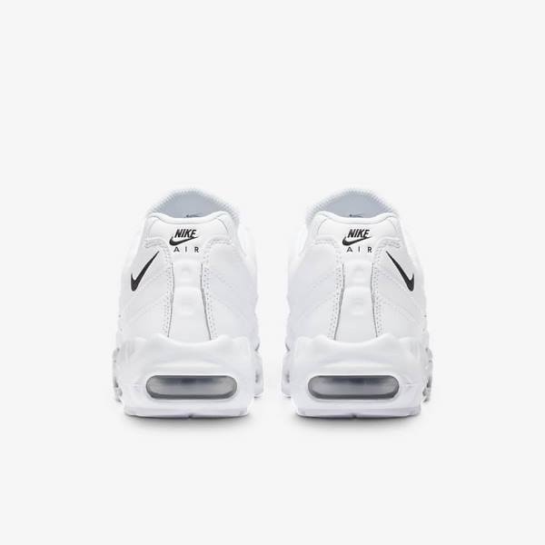 Women's Nike Air Max 95 Essential Sneakers White / Black | NK965DLJ