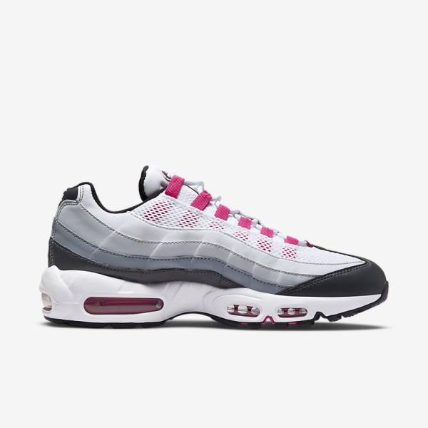 Women's Nike Air Max 95 Sneakers Dark Grey / Grey / White | NK942TDU