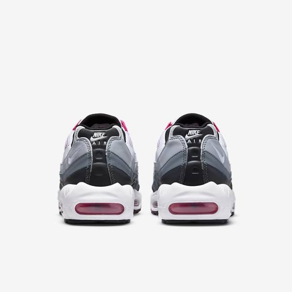 Women's Nike Air Max 95 Sneakers Dark Grey / Grey / White | NK942TDU