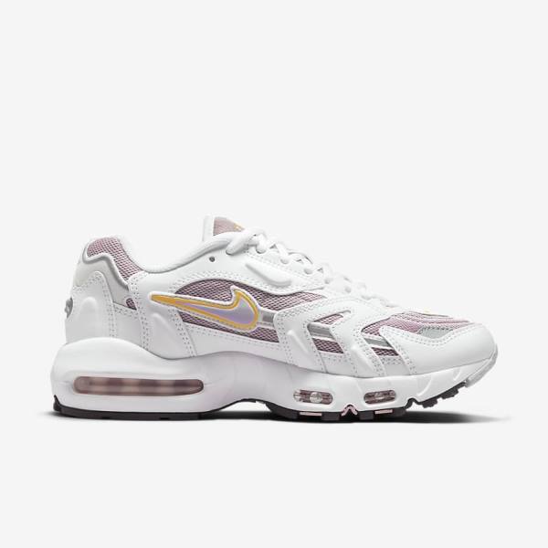 Women's Nike Air Max 96 2 Sneakers White / Purple / Pink / Purple | NK398DTL