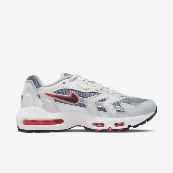 Women's Nike Air Max 96 II Sneakers White / Navy | NK826HKQ