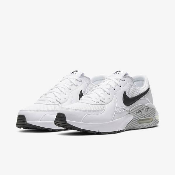 Women's Nike Air Max Excee Sneakers White / Platinum / Black | NK648MTL