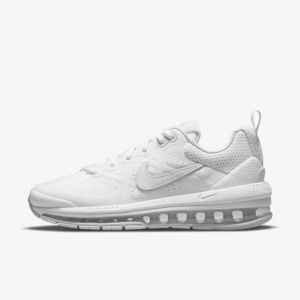 Women\'s Nike Air Max Genome Sneakers White / Platinum / White | NK170KYM