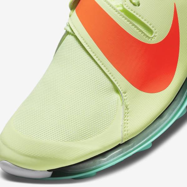 Women's Nike Air Zoom LJ Elite Athletics Jumping Spikes Running Shoes Turquoise / Orange | NK031ORH