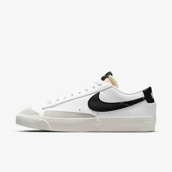 Women\'s Nike Blazer Low 77 Sneakers White / Black | NK051EWK