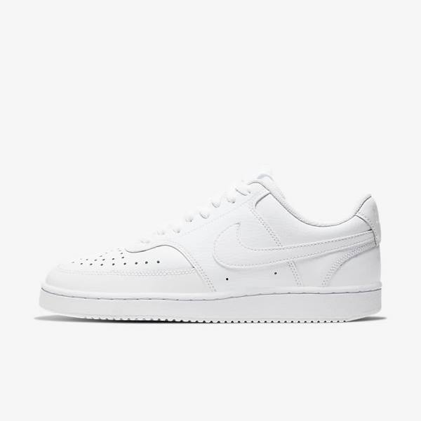 Women\'s Nike Court Vision Low Sneakers White | NK836IJT