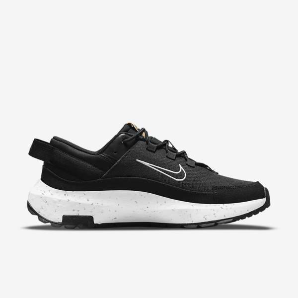 Women's Nike Crater Remixa Sneakers Black / Dark Grey / White | NK146UWM