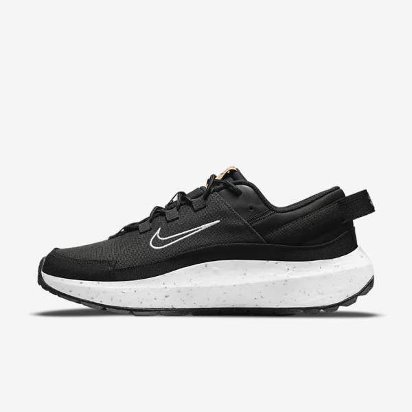 Women\'s Nike Crater Remixa Sneakers Black / Dark Grey / White | NK146UWM