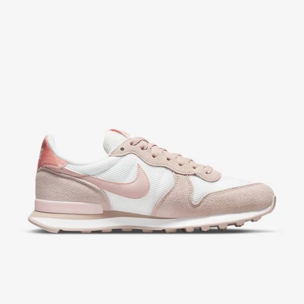 Women's Nike Internationalist Sneakers White / Khaki Grey / Light | NK850SGF