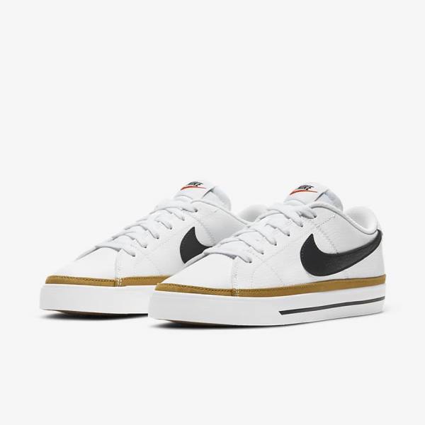 Women's Nike NikeCourt Legacy Sneakers White / Black | NK698AEN