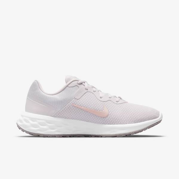 Women's Nike Revolution 6 Next Nature Road Running Shoes Light Purple / White | NK421ZHR