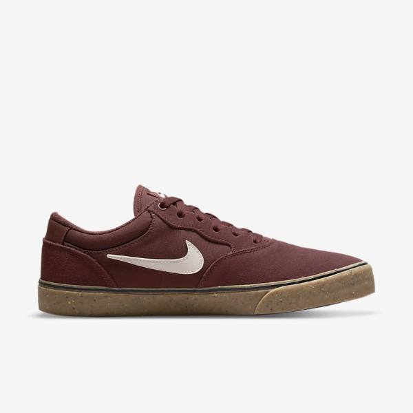 Women's Nike SB Chron 2 Skate Shoes Light Brown | NK514NCR