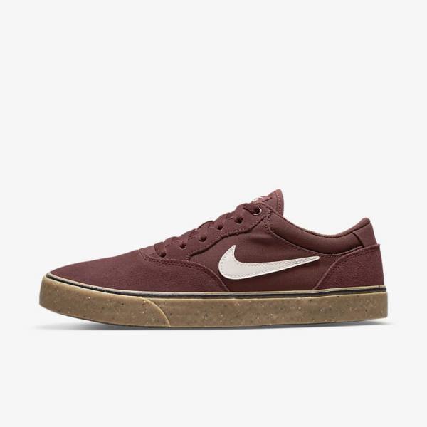 Women\'s Nike SB Chron 2 Skate Shoes Light Brown | NK514NCR