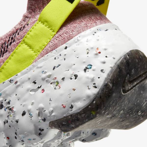 Women's Nike Space Hippie 04 Sneakers Lemon / Light Pink / Black | NK024BHV