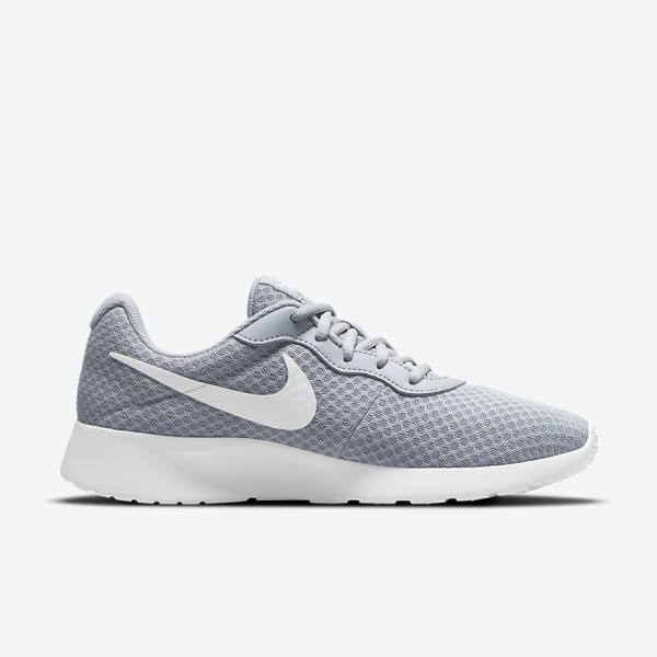 Women's Nike Tanjun Sneakers Grey / Black / White | NK610QTV