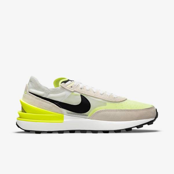 Women's Nike Waffle One Sneakers White / Black | NK068DZM