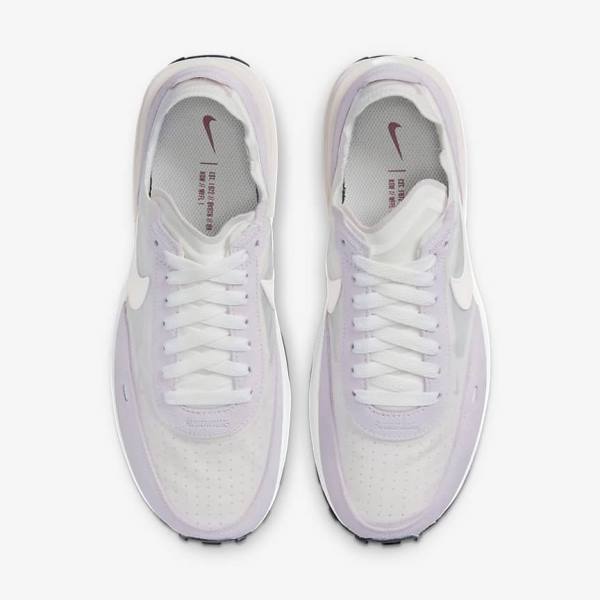 Women's Nike Waffle One Sneakers White / Light Pink | NK279XGN