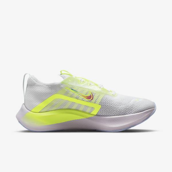 Women's Nike Zoom Fly 4 Premium Road Running Shoes Black / Dark Grey / White | NK673ZUK