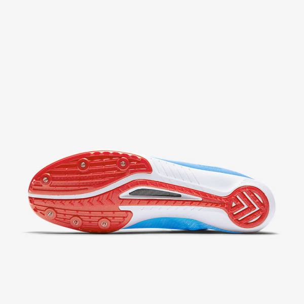 Women's Nike Zoom Mamba 3 Unisex Distance Spike Running Shoes Blue / Light Red / Blue | NK395ZHT