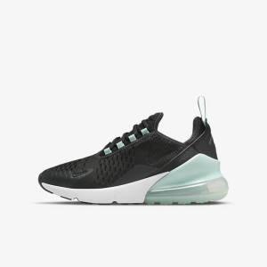 Kids' Nike Air Max 270 Older Sneakers White / Mint / Black | NK927ZAE