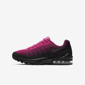 Kids' Nike Air Max Invigor Older Sneakers Black / Grey | NK728WUB