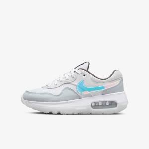 Kids' Nike Air Max Motif Older Sneakers White / Blue Grey | NK307NAE