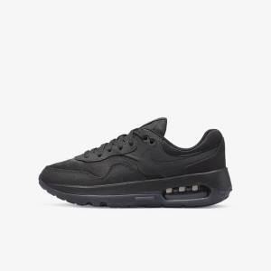 Kids' Nike Air Max Motif Older Sneakers Black / Dark Grey | NK326TWS