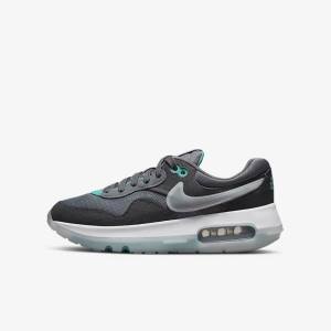 Kids' Nike Air Max Motif Older Sneakers Grey / Turquoise / Dark Grey / Black | NK357FGE