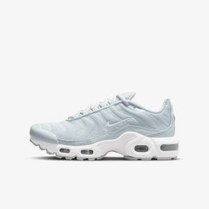 Kids' Nike Air Max Plus Older Sneakers White | NK958ZNW