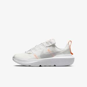 Kids' Nike Crater Impact Older Sneakers White | NK025MLW