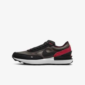 Kids' Nike Waffle One Older Sneakers Blue Grey / Red / Black | NK453BJP