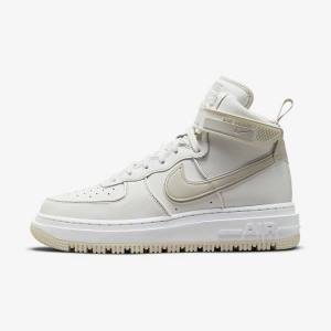 Men's Nike Air Force 1 Boot Sneakers White / Light Beige | NK890AEC