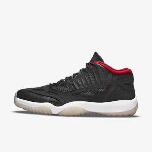 Men's Nike Air Jordan 11 Retro Low IE Sneakers Black / Multicolor / Red | NK483MEJ