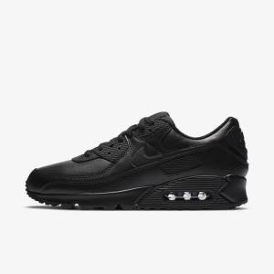 Men's Nike Air Max 90 LTR Sneakers Black | NK245PLS