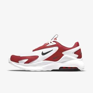 Men's Nike Air Max Bolt Sneakers White / Red / Black | NK907TQU