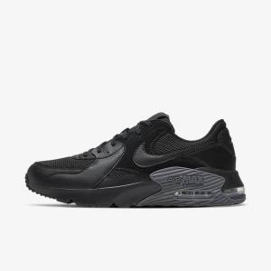 Men's Nike Air Max Excee Sneakers Black / Dark Grey | NK961VFM