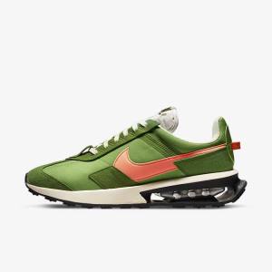 Men's Nike Air Max Pre-Day LX Sneakers Green / Orange | NK835ZLS