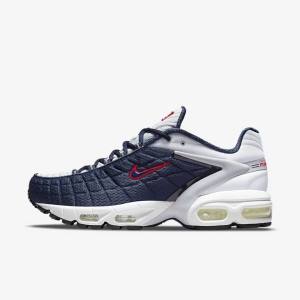 Men's Nike Air Max Tailwind V SP Sneakers Navy / Platinum / White / Red | NK038APC