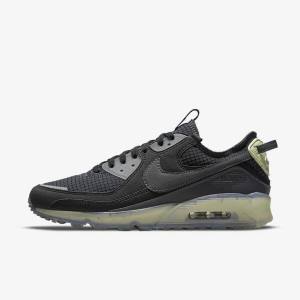 Men's Nike Air Max Terrascape 90 Sneakers Black / Light Green / Dark Grey | NK159UON