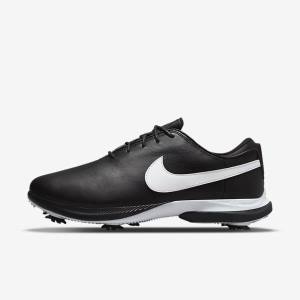 Men's Nike Air Zoom Victory Tour 2 Golf Shoes Black / White | NK814LJB