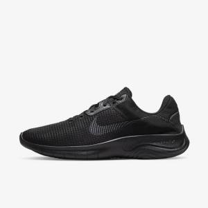 Men's Nike Flex Experience Run 11 Next Nature Road Running Shoes Black / Dark Grey | NK941VYS