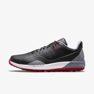 Men's Nike Jordan ADG 3 Golf Shoes Black / Grey | NK185GRQ