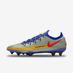 Men's Nike Phantom GT Elite By You Custom Firm Ground Football Shoes Multicolor | NK592FGA