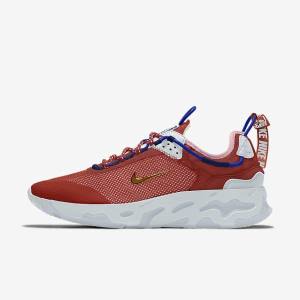 Men's Nike React Live By You Custom Sneakers Multicolor | NK905ZVG