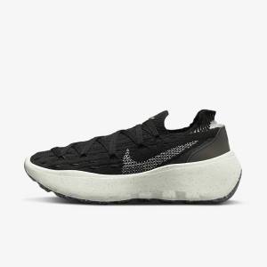 Men's Nike Space Hippie 04 Sneakers Black / Dark Grey / Light Grey | NK715BKF