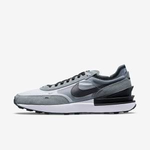 Men's Nike Waffle One SE Sneakers Grey / White / Grey / Black | NK896HEP